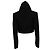 Giacca bolero con cappuccio Alaïa in viscosa nera Nero - vista 2