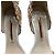 Sandali con tacco Sophia Webster Evangeline con dettaglio ala in pelle Rose Gold D'oro Metallico - vista 9