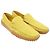 Mocassini Tod's in suede giallo con suola in gomma - vista 3