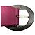 Cintura con fibbia logo Dolce & Gabbana in cotone multicolore - vista 6