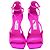 Tacchi Azia Jimmy Choo in raso rosa Marrone - vista 2