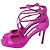 Tacchi Azia Jimmy Choo in raso rosa Marrone - vista 4