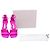 Tacchi Azia Jimmy Choo in raso rosa Marrone - vista 6