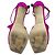 Tacchi Azia Jimmy Choo in raso rosa Marrone - vista 8
