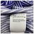 Balenciaga gestreifte Bluse mit Bindehals aus blauem Polyester - Ansicht 5