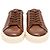 Sneakers basse Ralph Lauren Purple Label in pelle marrone - vista 2