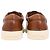 Sneakers basse Ralph Lauren Purple Label in pelle marrone - vista 3