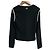 Autre Marque Top de manga larga Kijun Ribbon Negro - vista 2