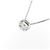 Autre Marque Collana Fiore in Oro Bianco Au750 e Diamanti Argento - vista 4
