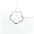 Autre Marque Collana Fiore in Oro Bianco K10 e Diamanti Argento - vista 3