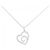 Autre Marque Collana in oro bianco 750 e diamanti Argento