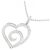 Autre Marque Collana in oro bianco 750 e diamanti Argento - vista 3