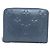 Monedero Zippy Monogram Louis Vuitton de piel de becerro Azul