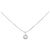Autre Marque Collana in platino e diamanti Argento