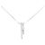 Autre Marque Collana in diamanti Pt900 Pt850 Argento