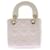 Mini bolso "Lady Dior" blanco  - vista 2