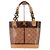 Borsa trasparente Louis Vuitton marrone