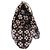 Chanel Borsa a pochette bianca e nera Nero - vista 4