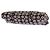 Chanel Borsa a pochette bianca e nera Nero - vista 9