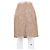 Louis Vuitton Falda de cuero perforado beige - vista 2
