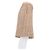 Louis Vuitton Falda de cuero perforado beige - vista 3