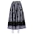 Falda midi Dior gris con estampado de algodón  - vista 1