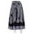 Falda midi Dior gris con estampado de algodón  - vista 2