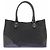 Gucci Borsa "Jackie Horsebit" in pelle e tela nera Nero - vista 2