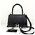Balenciaga Borsa a tracolla Hourglass con manico superiore Nera Nero