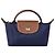 Longchamp Women Le Pliage Original Handle Pouch (Navy) Blau