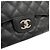 Chanel Borsa a tracolla Caviar Classic Large (Jumbo) con catena argento Nero - vista 4