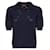 Gucci Kurzarm- Polo aus Strick Blau  - Ansicht 1