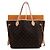 Louis Vuitton Borsa a tracolla da donna Shopper Neverfull MM in Monogram Canvas Multicolore