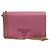 Prada Borsa crossbody con catena in Saffiano Rosa