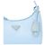 Prada Borsa Hobo Re-Nylon Blu Cielo - vista 15