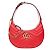 Gucci Borsa a tracolla e spalla Marmont Matelassé Half Moon Red DTDHT Rosso
