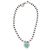 Tiffany & Co Bracciale a perle con ciondolo cuore Return to Heart in argento