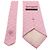 Gucci Cravatta in seta trapuntata rosa - vista 5
