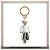 Dior Icon Bag Kette Blassgold-Finish Metall Weiß, Schwarzes Harz - view 2