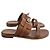 Hermès Sandali ciabatte Kelly da donna Gold D'oro - vista 11