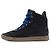 Tory Burch Sneakers alte da donna in pelle e camoscio blu navy