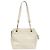 Chanel Borsa a tracolla Triple CC in Caviar bianco