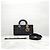 Dior Borsa Medium Pelle di Agnello Cannage Nera Nero - vista 9