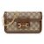 Gucci Mini Borsa Horsebit Dorata Beige Marrone