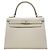 Hermès Kelly Epsom Clé 28 Bianco