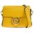 Gucci Interlocking Chain Leather Small Gelb