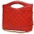 Chanel 31 Shopping Quilted Lambskin Small Rot - Ansicht 2