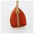 Gucci Vintage Suede Small Arancione - vista 3