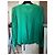 Blusa plisada de seda verde Diane von Furstenberg - vista 2