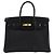 Hermès Hermes Birkin Pink Fjord con Gold Hardware 35 Nero